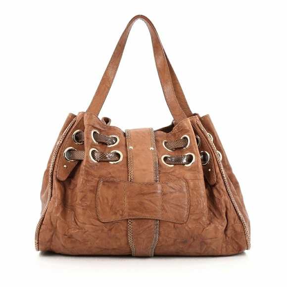 Jimmy Choo Leather Ramona Snake Trim $SOLD$ - Picture 2 of 6